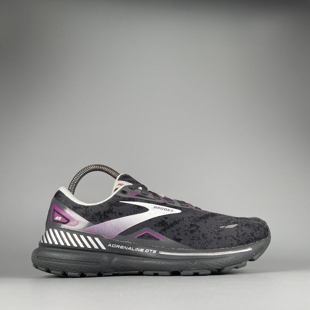 Brooks Adrenaline GTS 23 Women's Size 8 Black Athletic Running Shoes Sneakers - Picture 6 of 9